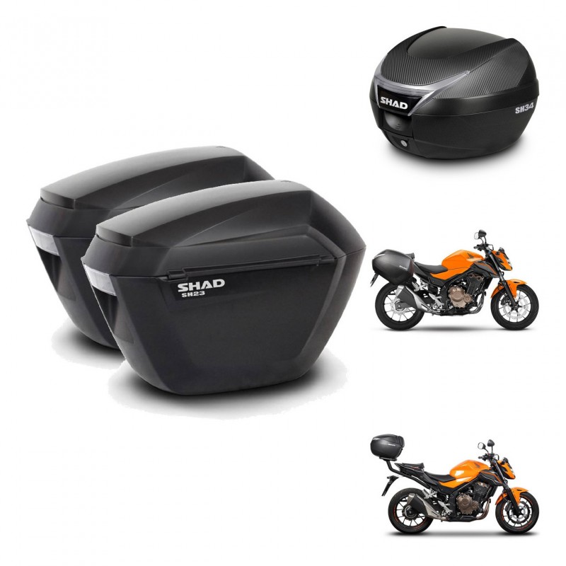 SHAD Baul SH34 + soporte montaje maletas sh23 KIT-473872