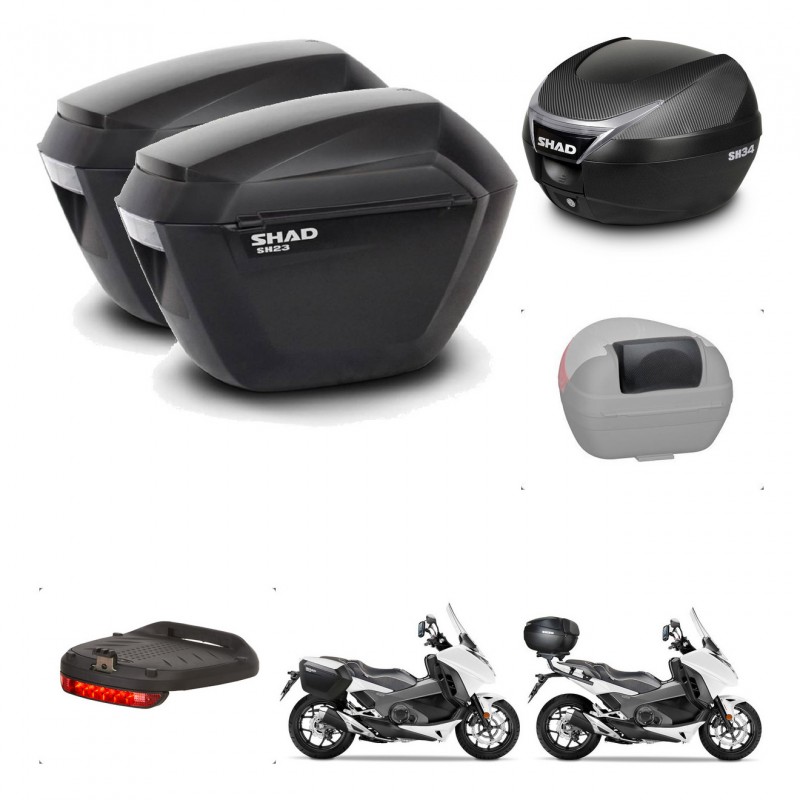 SHAD Baul SH34 + soporte montaje maletas sh23 accesorios KIT-473886