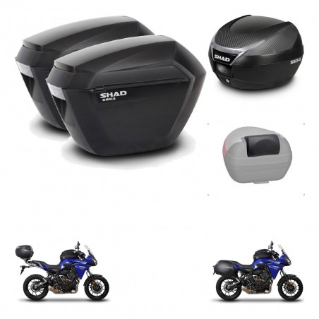 SHAD Trunk SH34 + mounting bracket suitcases sh23 accessories KIT-473892