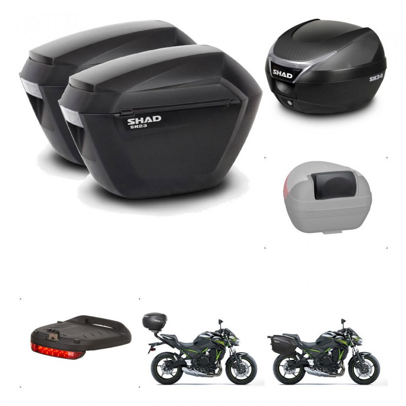 SHAD Baul SH34 + soporte montaje maletas sh23 accesorios KIT-473902