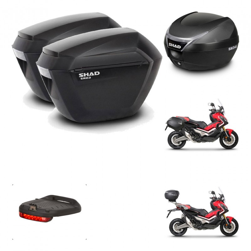 SHAD Baul SH34 + soporte montaje maletas sh23 accesorios KIT-473914