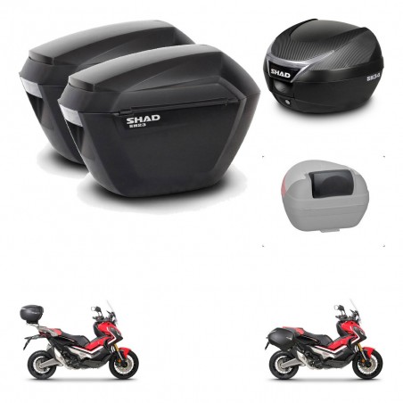 SHAD Trunk SH34 + mounting bracket suitcases sh23 accessories KIT-473916