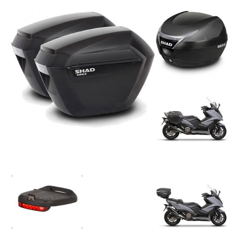 SHAD Baul SH34 + soporte montaje maletas sh23 accesorios KIT-473922