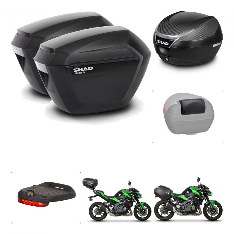 SHAD Baul SH34 + soporte montaje maletas sh23 accesorios KIT-473934