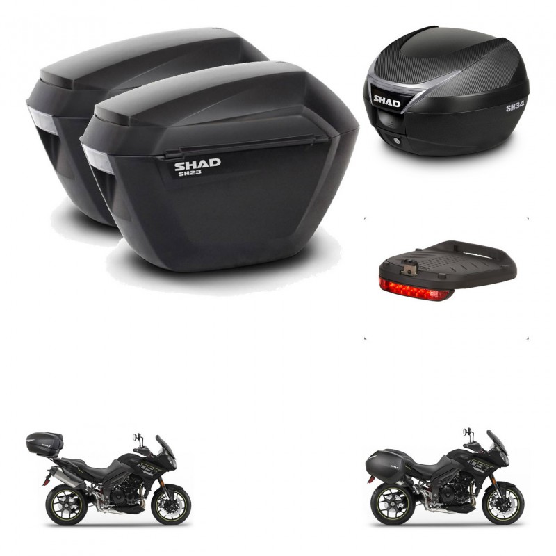 SHAD Baul SH34 + soporte montaje maletas sh23 accesorios KIT-473938