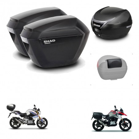 SHAD Baul SH34 + soporte montaje maletas sh23 accesorios KIT-473956