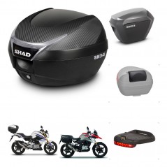 SHAD Maletas sh23 alu + soporte montaje baul SH34 accesorios KIT-473959
