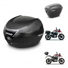 SHAD Maletas sh23 alu + soporte montaje baul SH34 KIT-473961