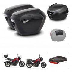 SHAD Trunk SH34 + mounting bracket suitcases sh23 accessories KIT-473974