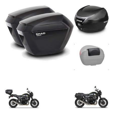 SHAD Trunk SH34 + mounting bracket suitcases sh23 accessories KIT-473988