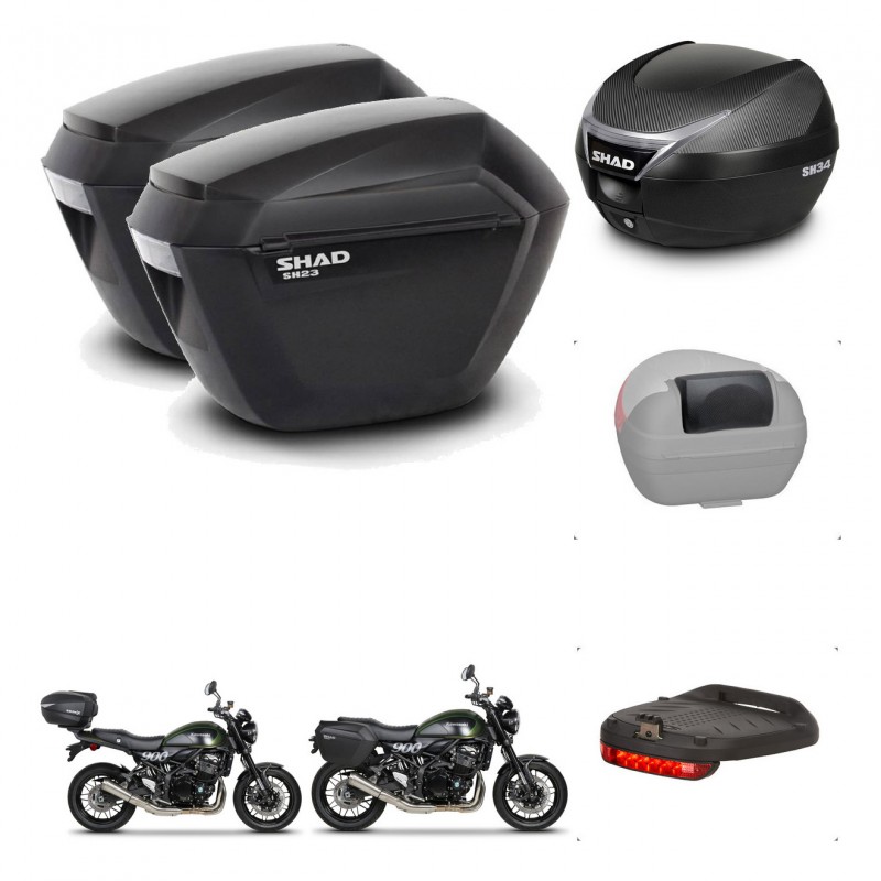 SHAD Baul SH34 + soporte montaje maletas sh23 accesorios KIT-473990