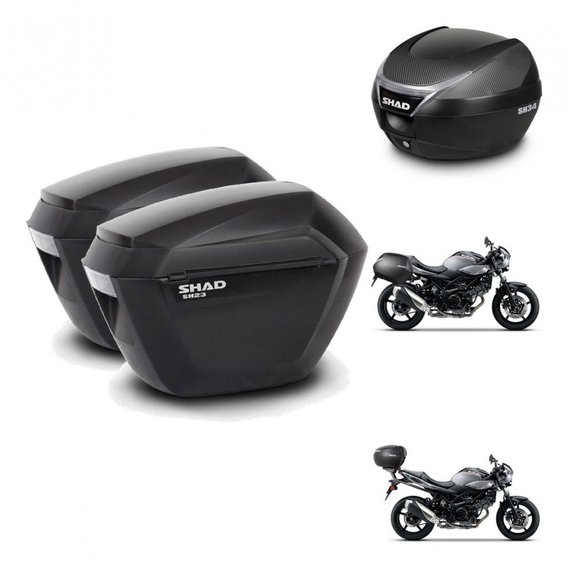 SHAD Baul SH34 + soporte montaje maletas sh23 KIT-473992