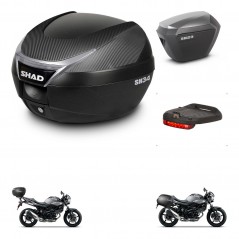 SHAD Maletas sh23 alu + soporte montaje baul SH34 accesorios KIT-473995