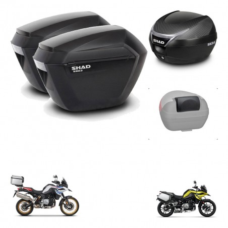 SHAD Baul SH34 + soporte montaje maletas sh23 accesorios KIT-474004