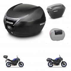 SHAD Maletas sh23 alu + soporte montaje baul SH34 accesorios KIT-474013