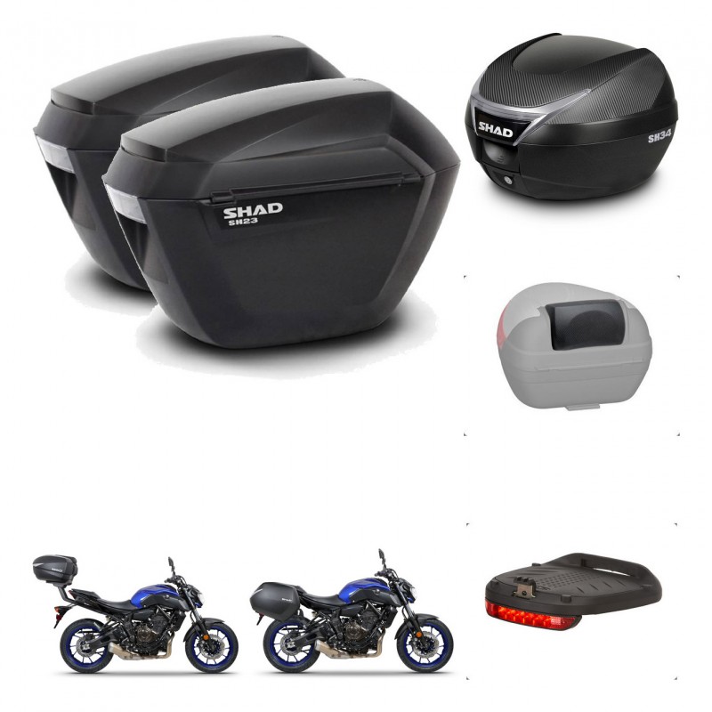 SHAD Baul SH34 + soporte montaje maletas sh23 accesorios KIT-474014