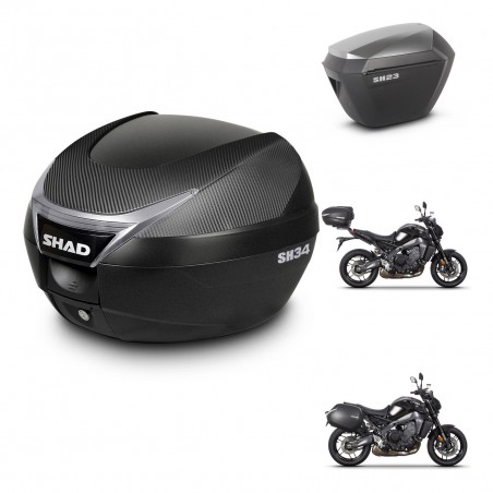 SHAD Maletas sh23 alu + soporte montaje baul SH34 KIT-474041