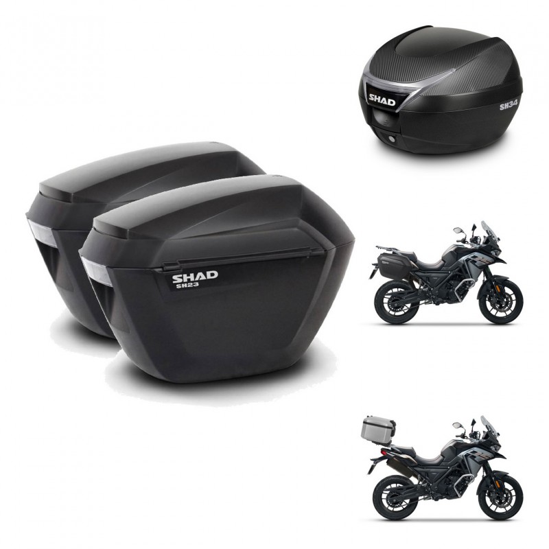 SHAD Baul SH34 + soporte montaje maletas sh23 KIT-474072