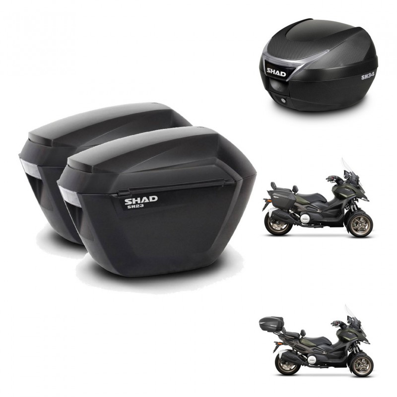 SHAD Baul SH34 + soporte montaje maletas sh23 KIT-474080