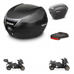 SHAD Maletas sh23 alu + soporte montaje baul SH34 accesorios KIT-474083