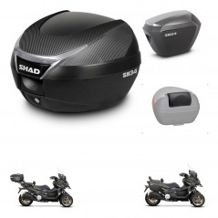 SHAD Maletas sh23 alu + soporte montaje baul SH34 accesorios KIT-474085