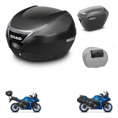 SHAD Maletas sh23 alu + soporte montaje baul SH34 accesorios KIT-474093