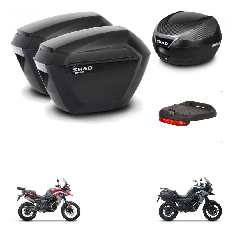 SHAD Baul SH34 + soporte montaje maletas sh23 accesorios KIT-474098