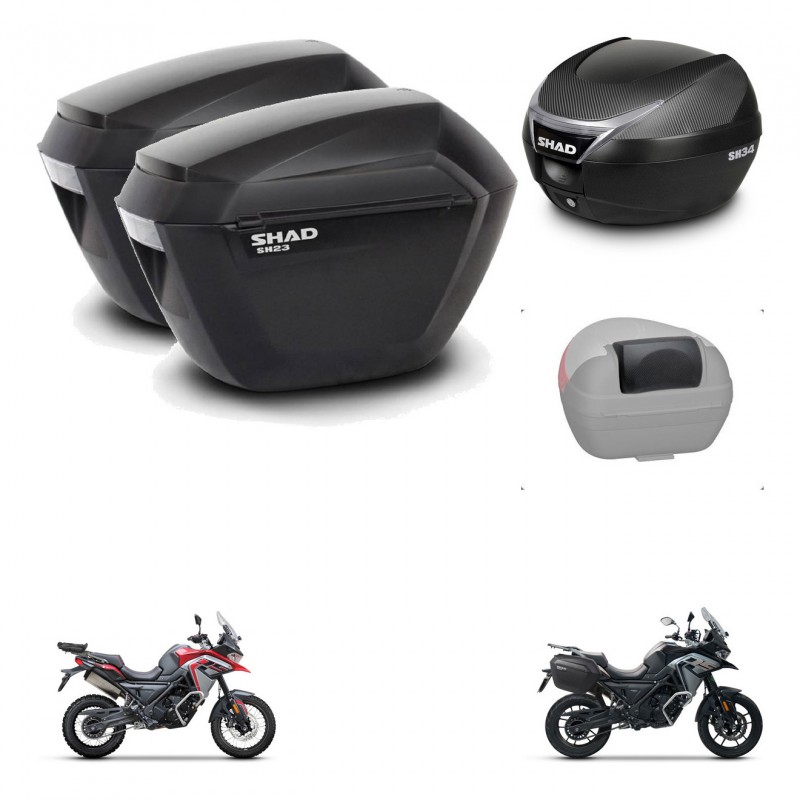 SHAD Baul SH34 + soporte montaje maletas sh23 accesorios KIT-474100