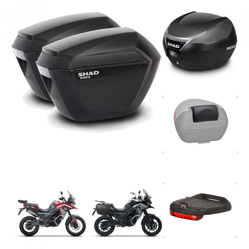 SHAD Baul SH34 + soporte montaje maletas sh23 accesorios KIT-474102