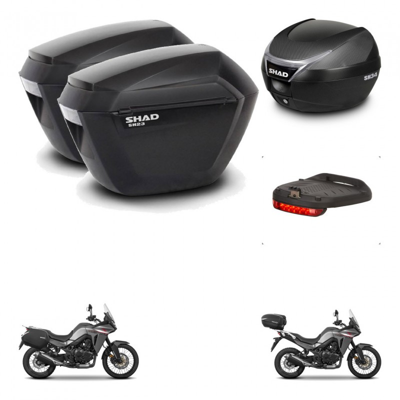 SHAD Baul SH34 + soporte montaje maletas sh23 accesorios KIT-474106