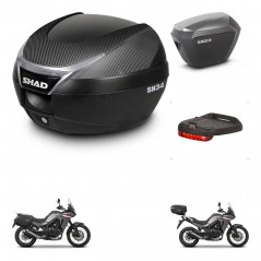 SHAD Maletas sh23 alu + soporte montaje baul SH34 accesorios KIT-474107