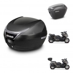 SHAD Maletas sh23 alu + soporte montaje baul SH34 KIT-474137