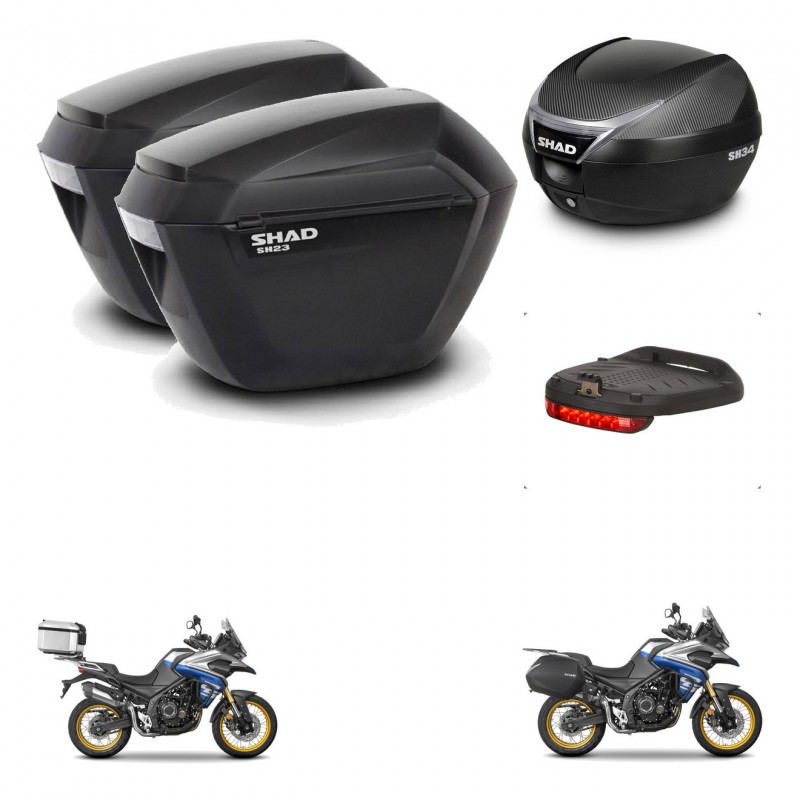 SHAD Baul SH34 + soporte montaje maletas sh23 accesorios KIT-474146
