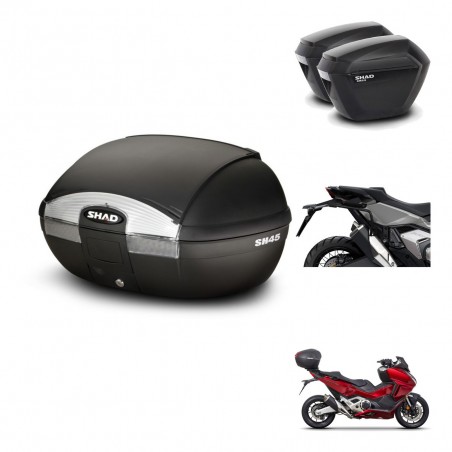 SHAD Maletas sh23 + soporte montaje baul SH45 KIT-474154