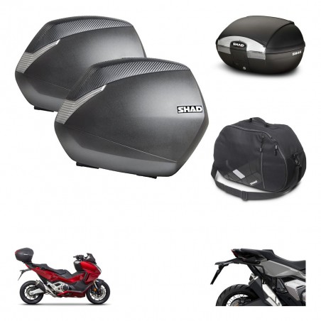 SHAD SH45 trunk + mounting bracket SH36 suitcases accessories KIT-474164