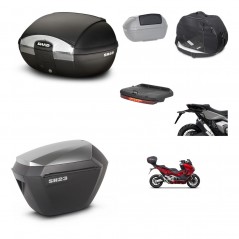 SHAD SH23 alu suitcases + mounting bracket SH45 trunk accessories KIT-474199