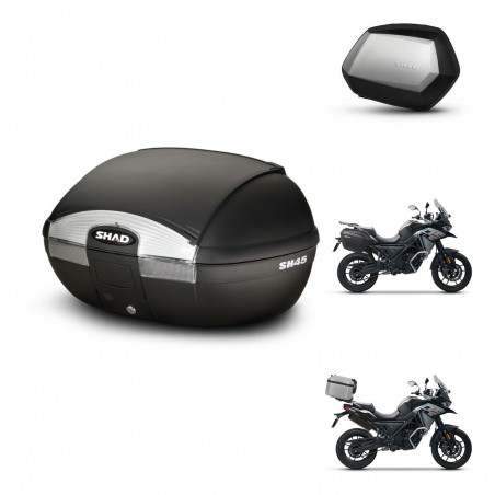 SHAD Maletas SH35 PREMIUM + soporte montaje baul SH45 KIT-474203