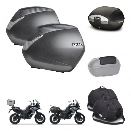 SHAD SH45 trunk + mounting bracket SH36 suitcases accessories KIT-474225