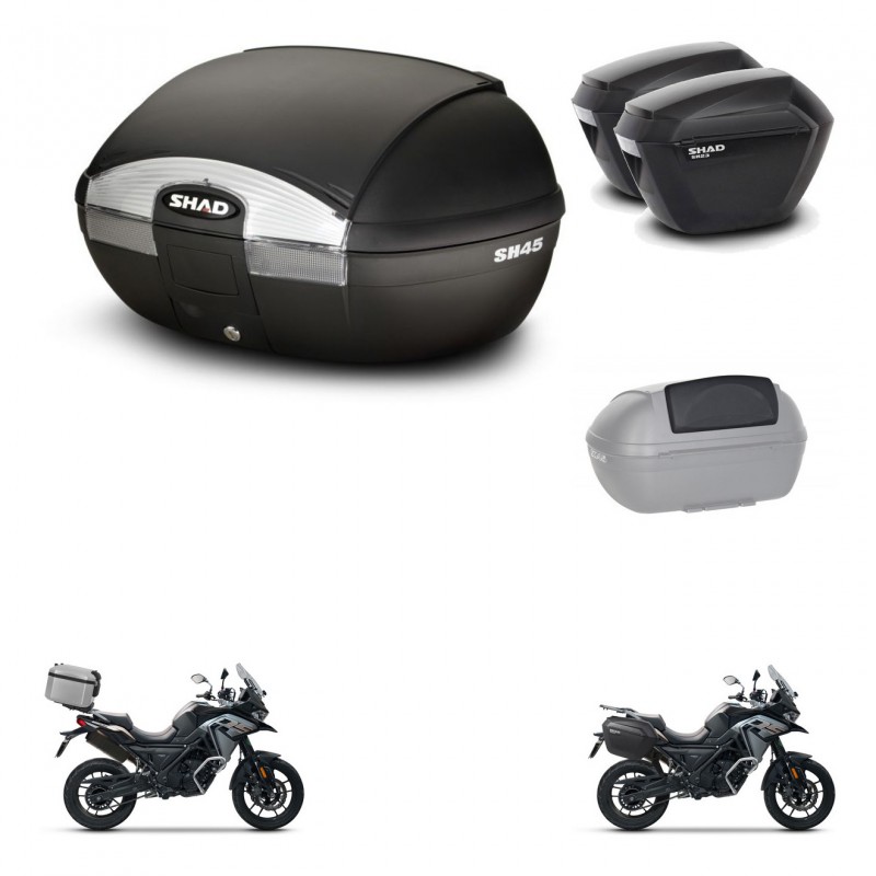 SHAD Maletas sh23 + soporte montaje baul SH45 accesorios KIT-474226