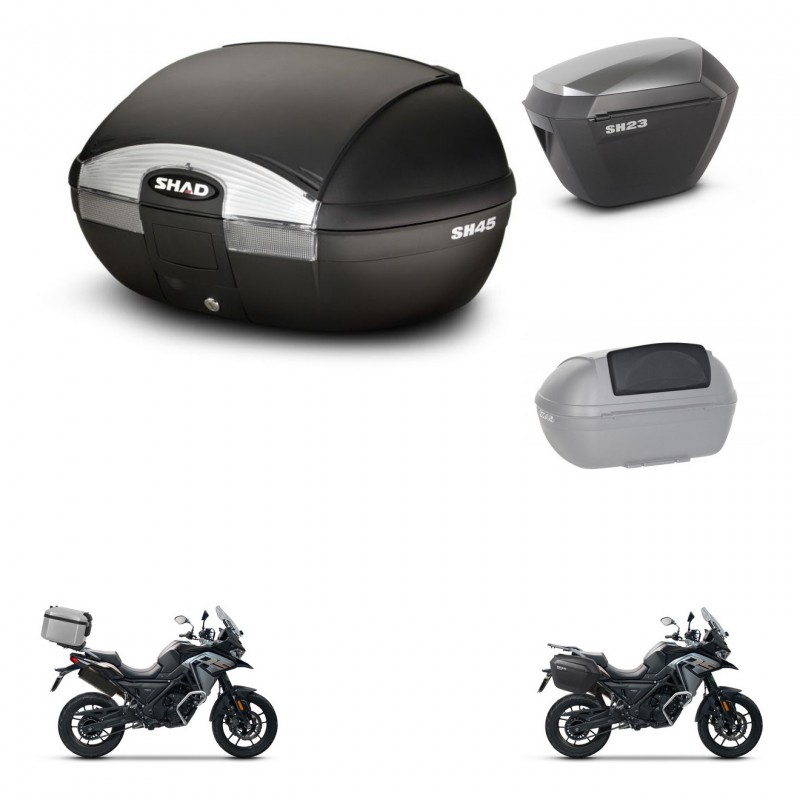 SHAD Maletas sh23 alu + soporte montaje baul SH45 accesorios KIT-474229