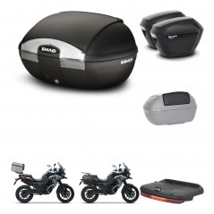 SHAD Maletas sh23 + soporte montaje baul SH45 accesorios KIT-474232