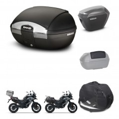 SHAD Maletas sh23 alu + soporte montaje baul SH45 accesorios KIT-474241