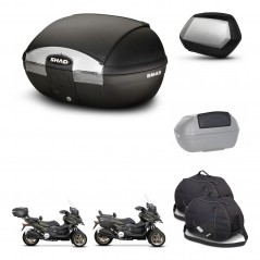 SHAD SH35 PREMIUM suitcases + mounting bracket SH45 trunk accessories KIT-474276