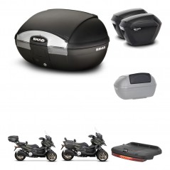 SHAD Maletas sh23 + soporte montaje baul SH45 accesorios KIT-474280
