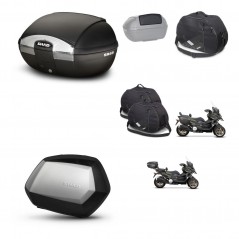 SHAD SH35 PREMIUM suitcases + mounting bracket SH45 trunk accessories KIT-474288