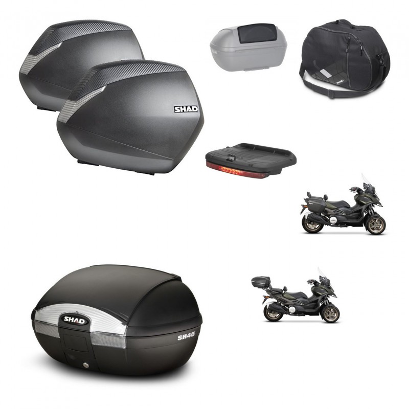 SHAD Baul SH45 + soporte montaje maletas SH36 accesorios KIT-474290