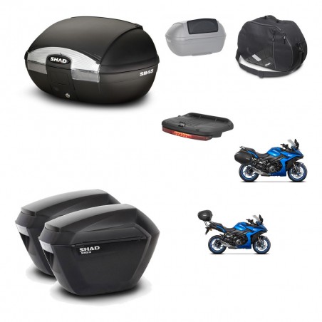 SHAD Maletas sh23 + soporte montaje baul SH45 accesorios KIT-474340