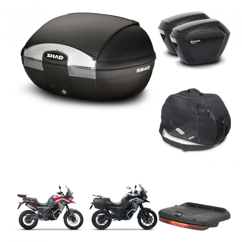 SHAD Maletas sh23 + soporte montaje baul SH45 accesorios KIT-474364