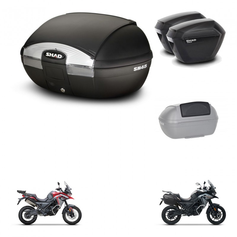 SHAD Maletas sh23 + soporte montaje baul SH45 accesorios KIT-474370