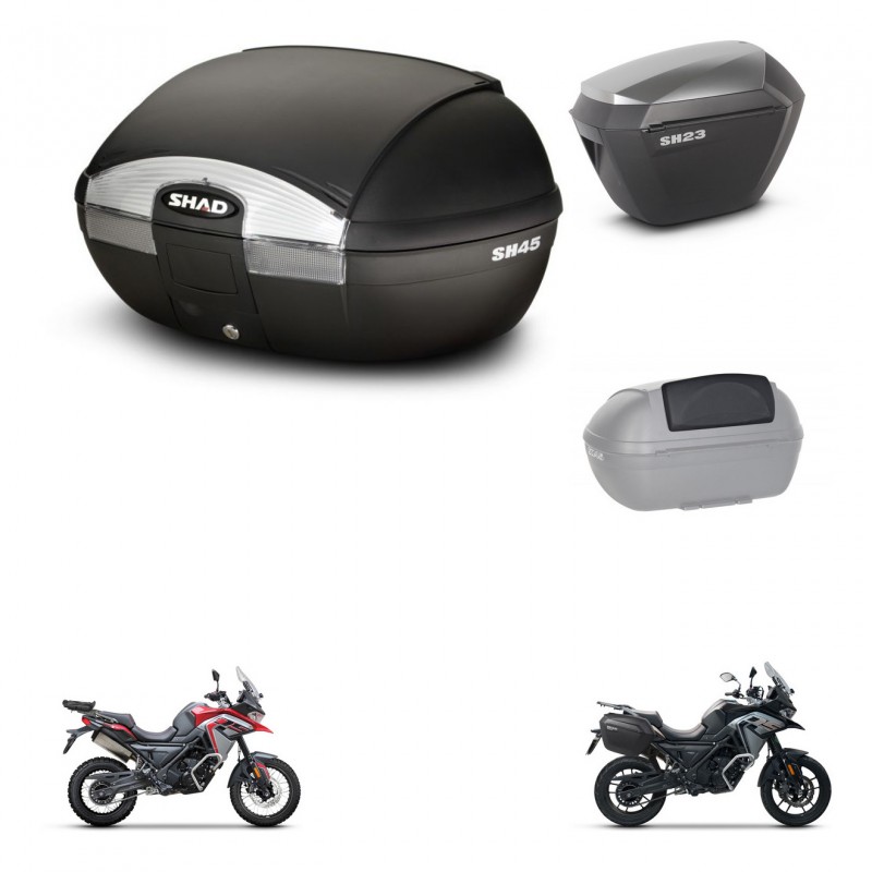 SHAD Maletas sh23 alu + soporte montaje baul SH45 accesorios KIT-474373
